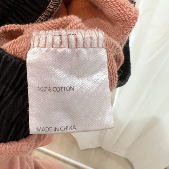 Lifted Anchor Terry Soft Pink Crinkle Drawstring Jogger Pants - Picture 4 of 4